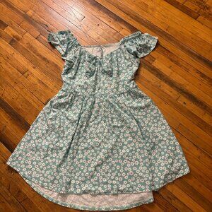 No Boundaries Xl Light Green Babydoll Dress